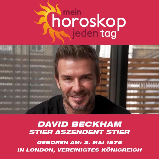 David Beckhams astrologische Einblicke im Zeichen des Stiers