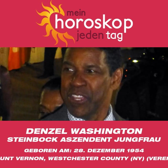 Denzel Washington: Der himmlische Einfluss des Steinbocks