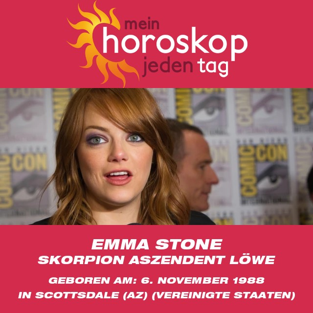 Emma Stones astrologisches Porträt als Skorpion