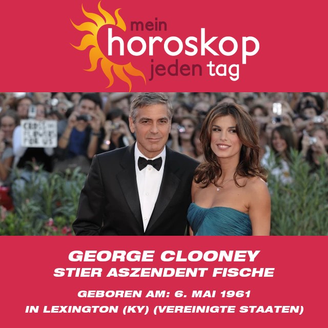 George Clooney: Der charismatische Schauspieler und Stier