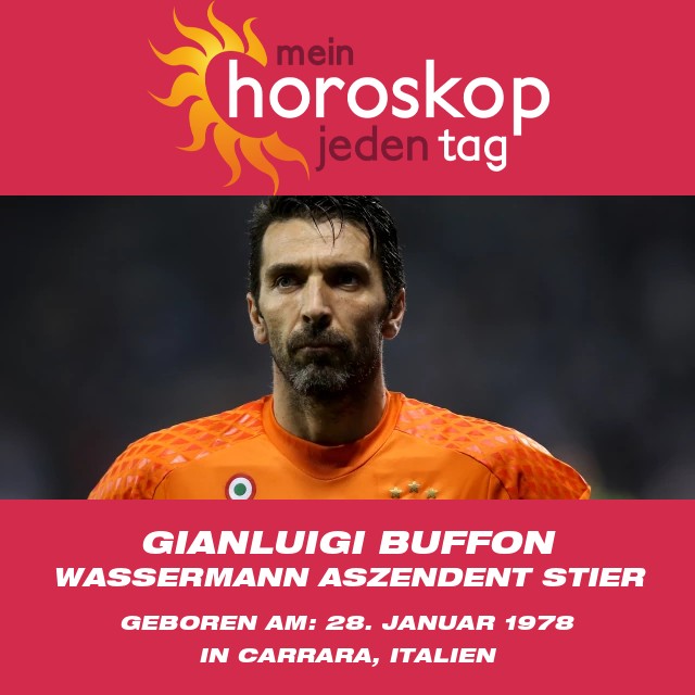 Gianluigi Buffon: Astrologisches Profil des Wassermannes