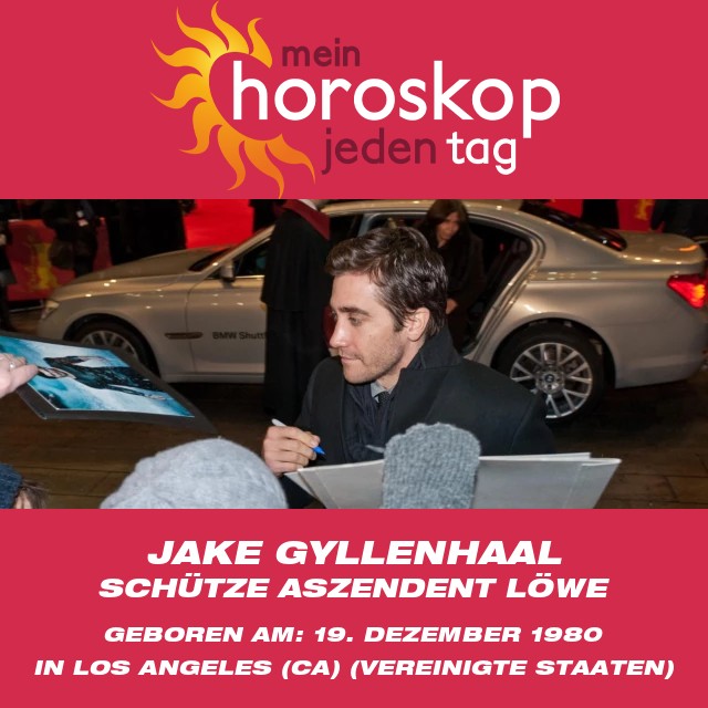 Jake Gyllenhaal: Astrologie und sein Sternzeichen Schütze