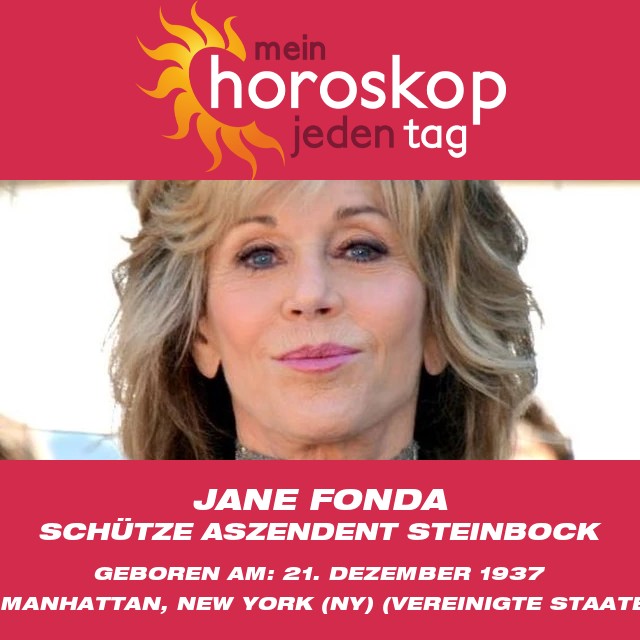 Jane Fonda: Astrologische Einblicke für das Sternzeichen Schütze