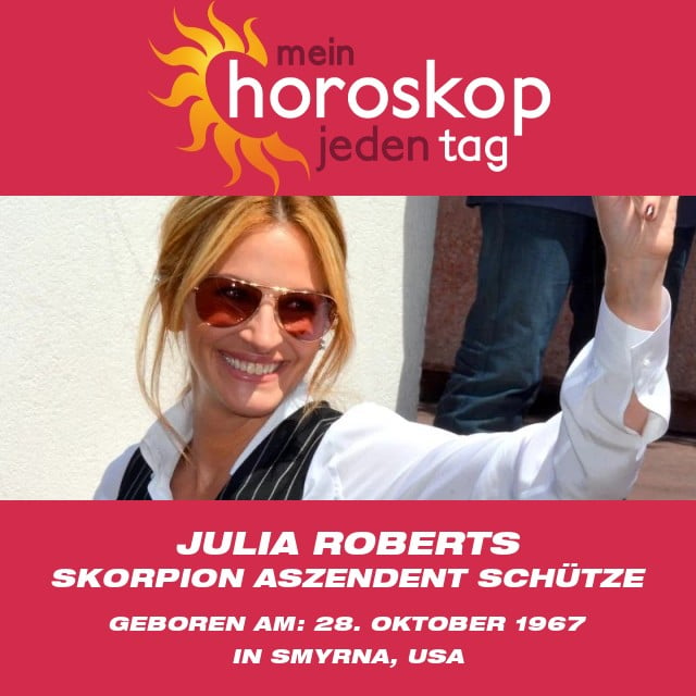 Julia Roberts: Einblicke in ihre Skorpion-Astrologie