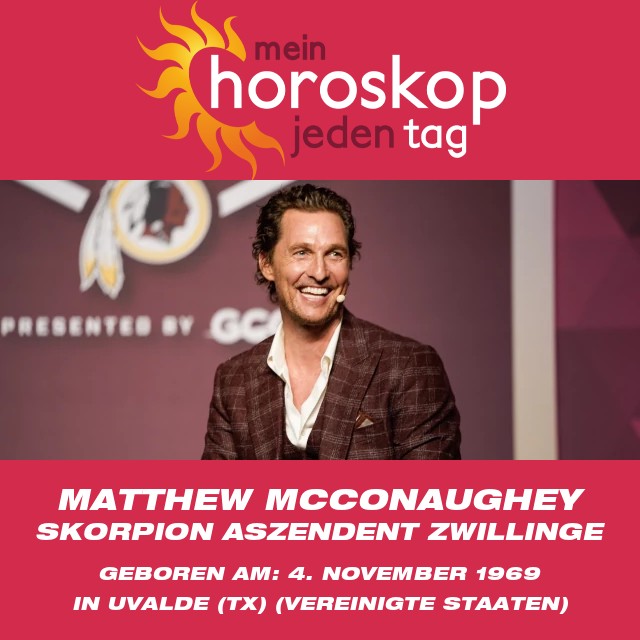 Die Geheimnisse von Matthew McConaughey als Skorpion enthüllt