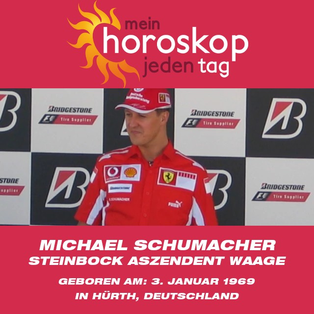 Michael Schumachers astrologische Einblicke ins Sternzeichen Steinbock optimiert für SEO: Michael Schumacher und die Astrologie des Steinbocks.