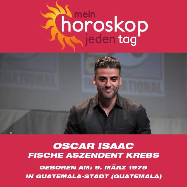 Oscar Isaacs astrologisches Profil für die Fische