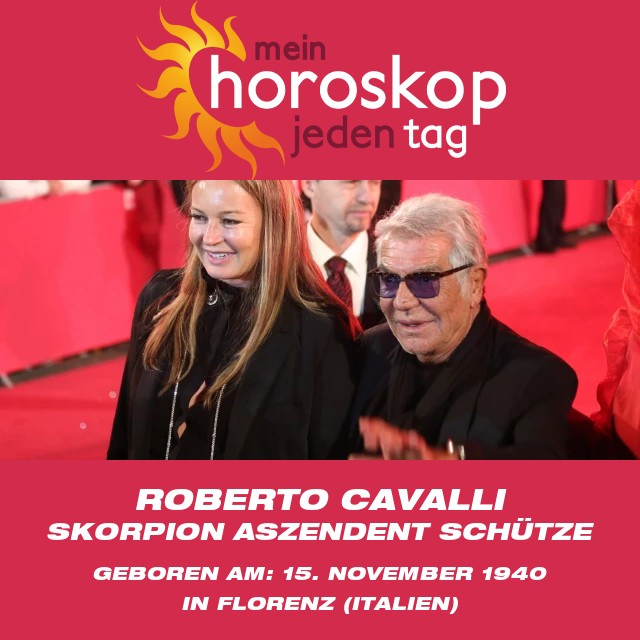 Astrologische Einblicke in Roberto Cavalli: Skorpion-Geborener