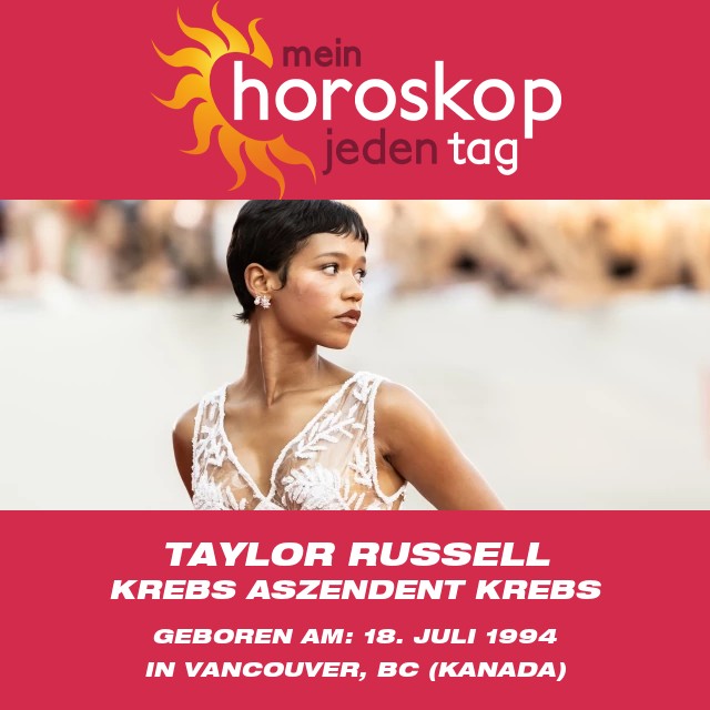 Taylor Russells astrologisches Profil: Eigenschaften des Krebses