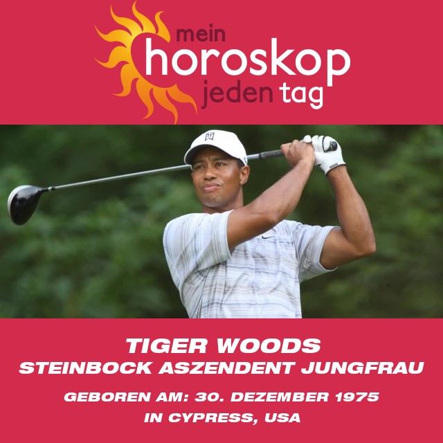 Astrologie von Tiger Woods: Die Verbindung zum Steinbock