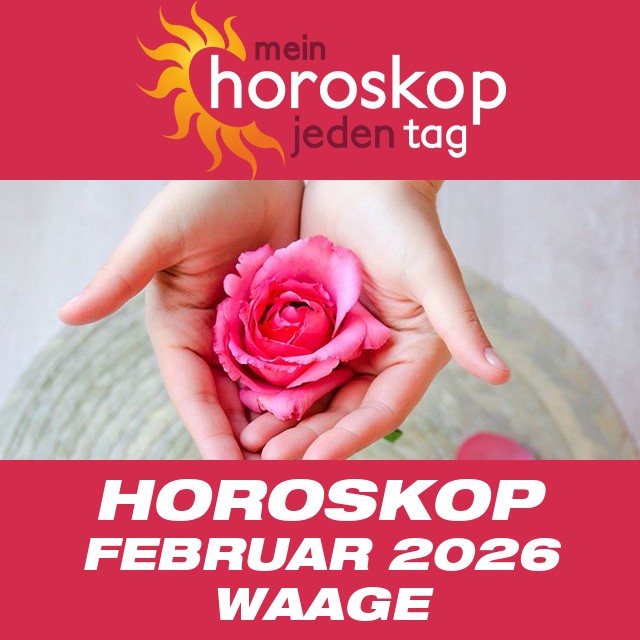 Monatliches Horoskop Februar 2026 für Waage