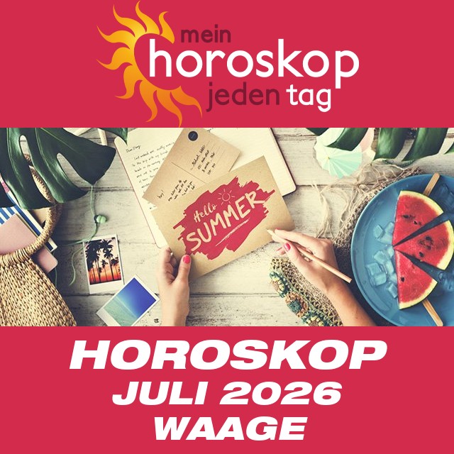 Monatliches Horoskop Juli 2026 für Waage