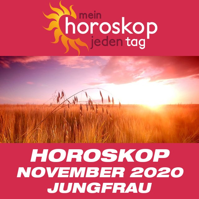 Monatliches Horoskop  November 2020 für Jungfrau