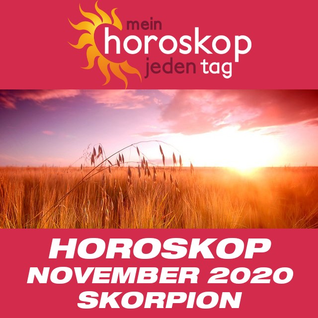 Monatliches Horoskop  November 2020 für Skorpion