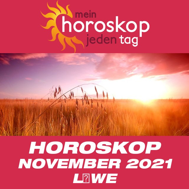 Monatliches Horoskop  November 2021 für Löwe