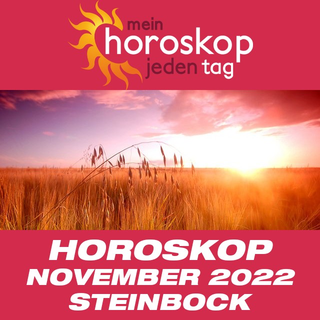 Monatliches Horoskop  November 2022 für Steinbock