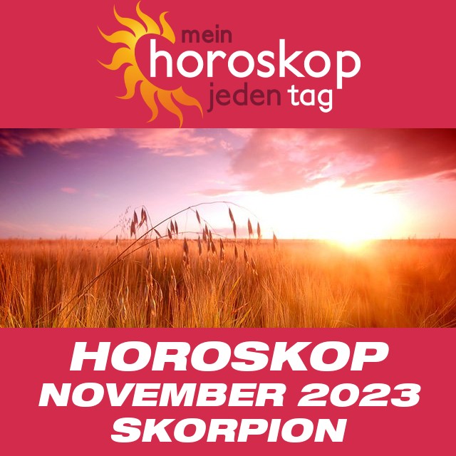 Monatliches Horoskop  November 2023 für Skorpion