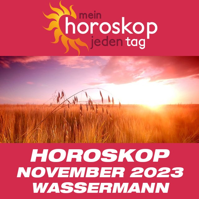 Monatliches Horoskop November 2023 für Wassermann