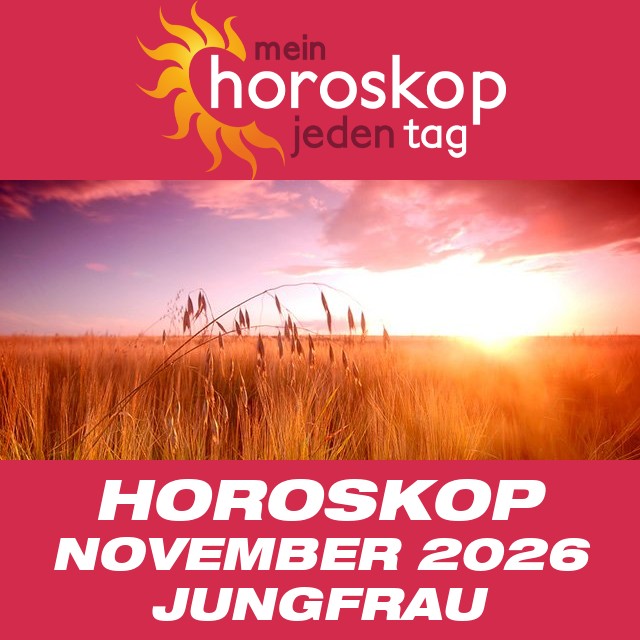 Monatliches Horoskop November 2026 für Jungfrau