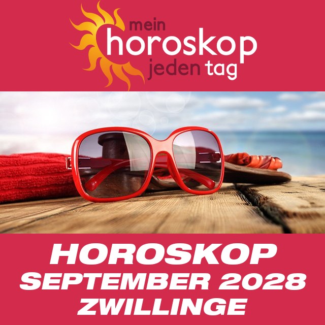 Monatliches Horoskop September 2028 für Zwillinge